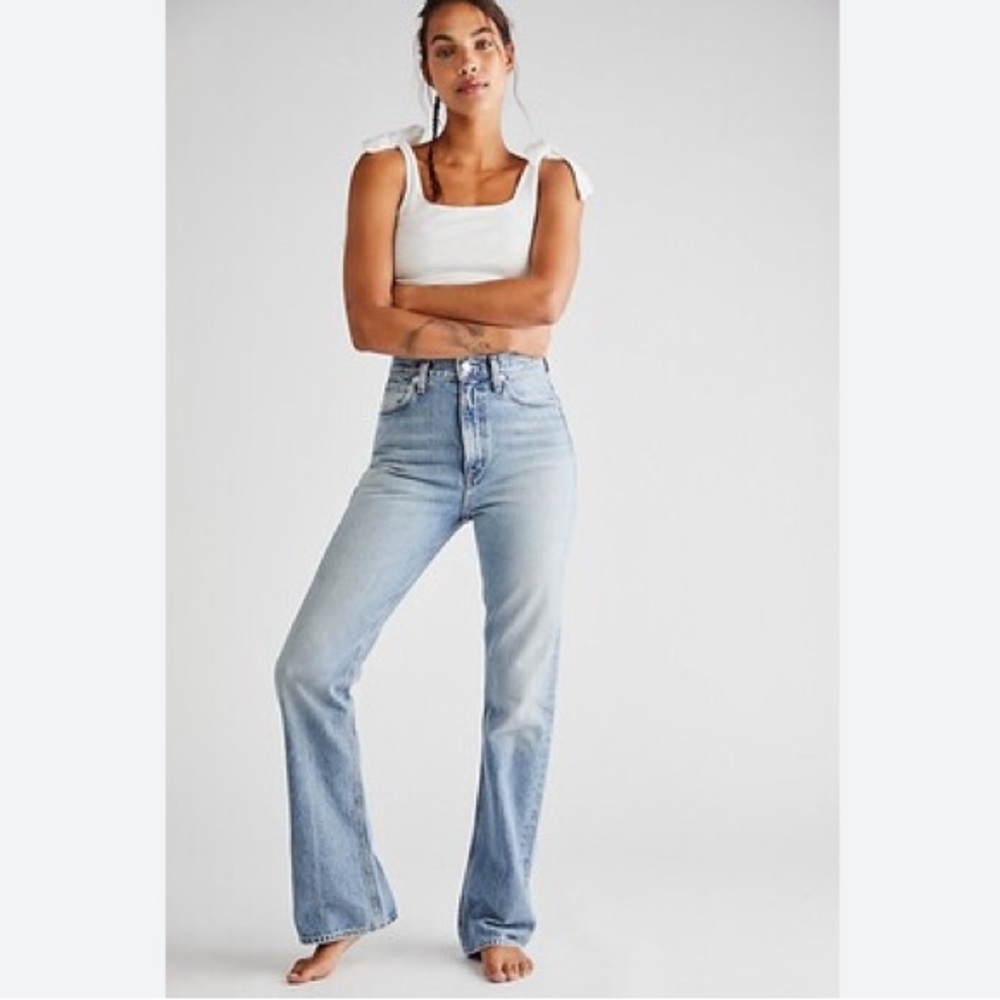 AGOLDE Vintage Hi Rise Flare Jeans